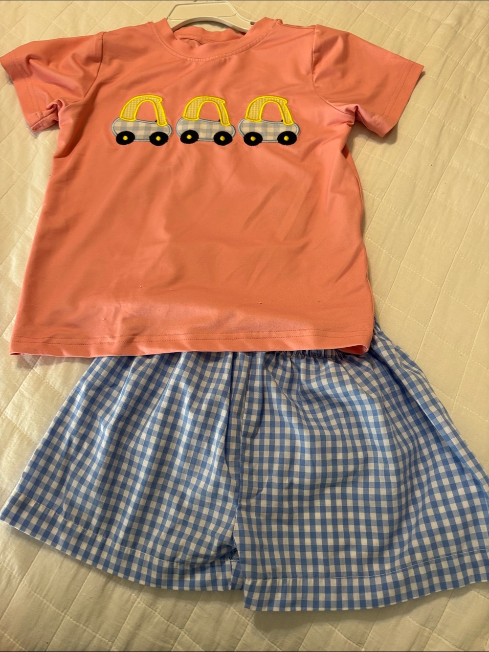 Busy Bee Smocks matching short set